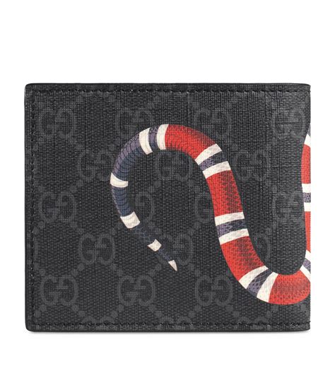 Shop Gucci GG Snake Bifold Wallet 